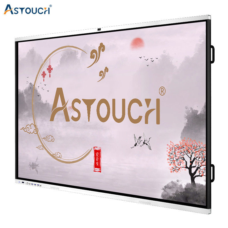 Classroom Interactive Tv Touch Screen 4GB RAM 86 Inch Interactive Display FCC